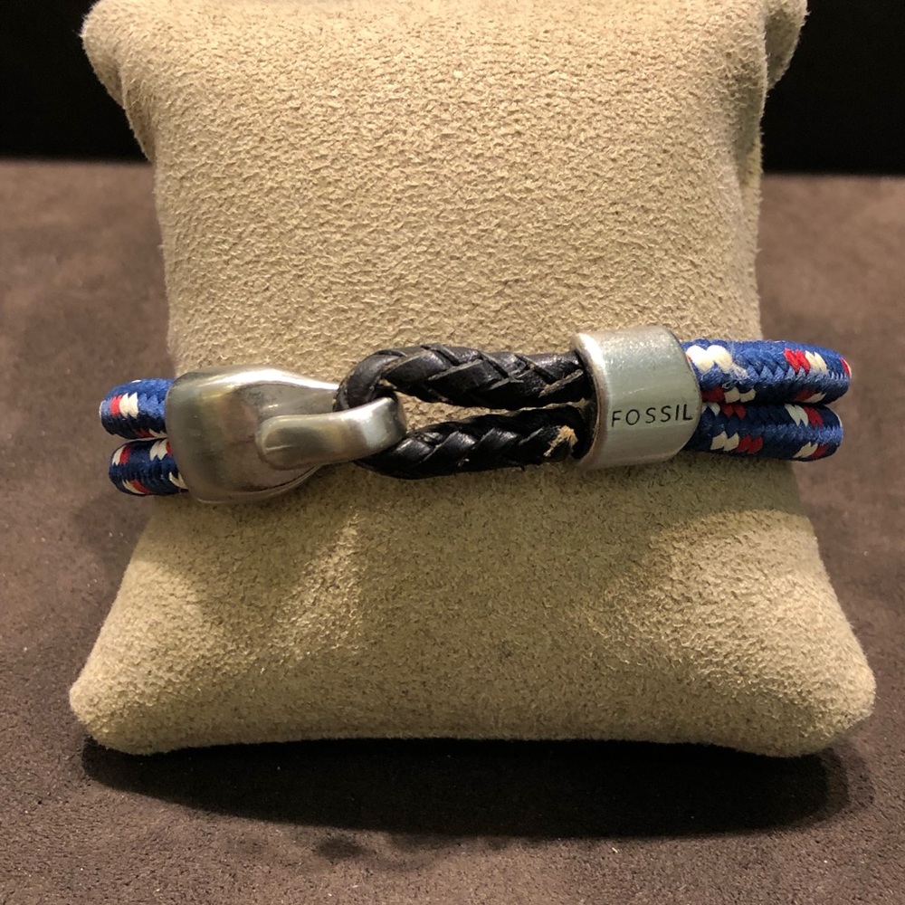 Leather/paracord Fossil bracelet